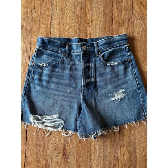 Express Super High Rise Mom Shorts Size 2 - Picture 1 of 7